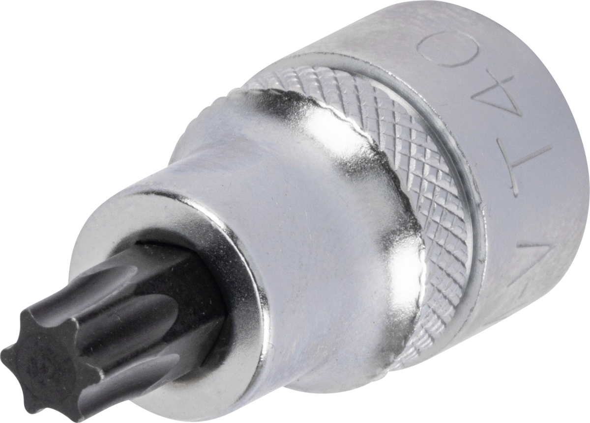 Bit-Stecknuss, 3/8", extra kurz, T-Profil T40x32 mm