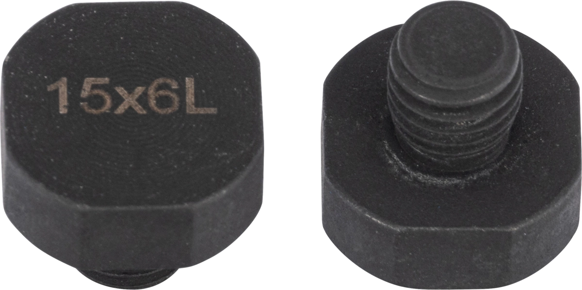 Vierkant-Stifte, 15 x 6 mm, 2 Stk.