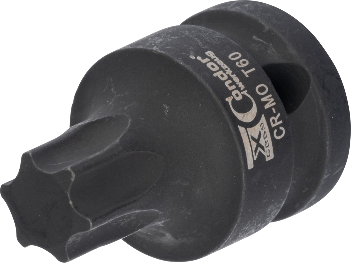 Kraft-Bit-Stecknuss, 1/2", T-Profil T60x40 mm