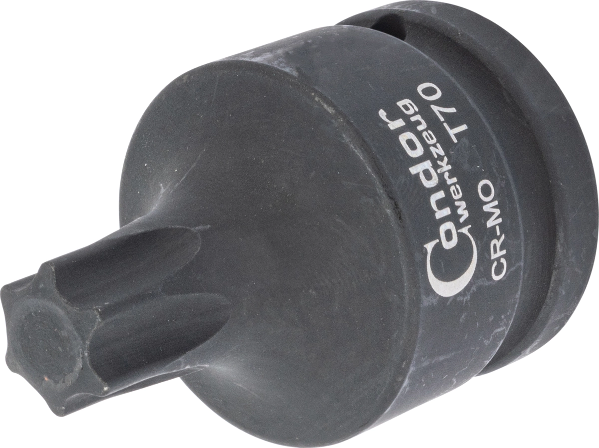 Kraft-Bit-Stecknuss, 3/4", T-Profil T70x60 mm
