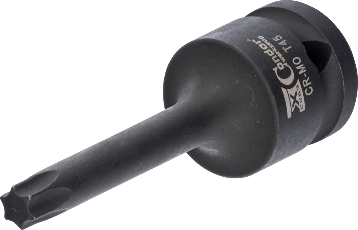 Kraft-Bit-Stecknuss, 1/2", T-Profil T45x78 mm