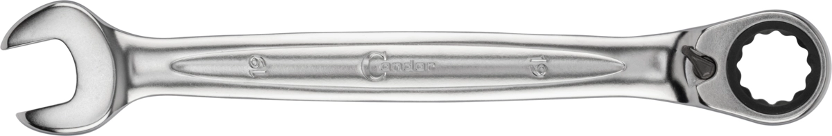 Ratschen-Ring / Gabelschlüssel, xcess performance, umschaltbar, 19 mm