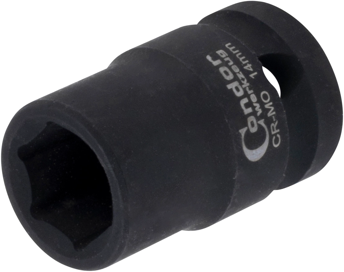Kraft-Stecknuss, 1/2", 6-kant 14 mm
