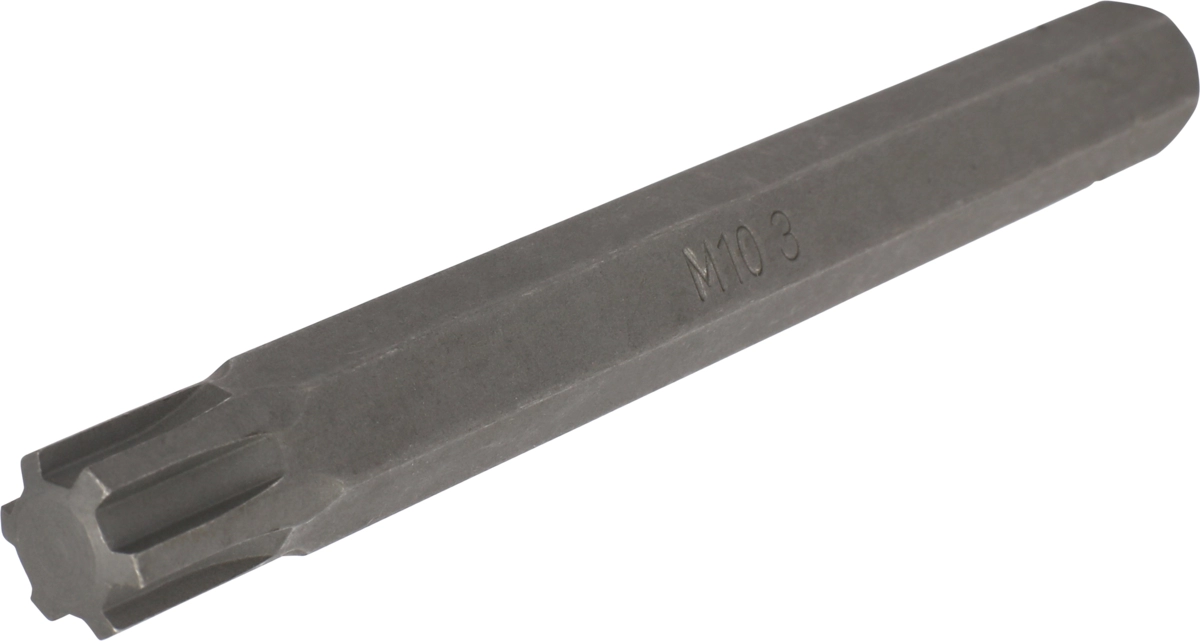 Bit, 10 mm 6-kant, Keilnut M10.3x100 mm