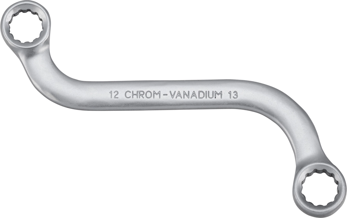 Ringschlüssel S-Form, 12x13 mm