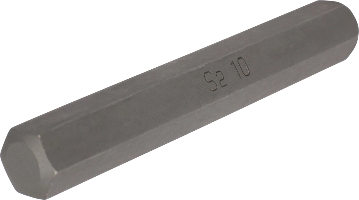 Bit, 10 mm 6-kant, Innensechskant 10x75 mm