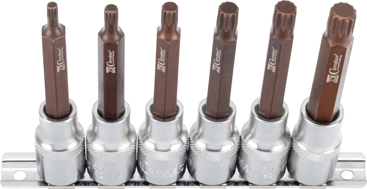 Bit-Stecknüsse, xcess performance, 6-tlg., 1/2", Vielzahn M5-12