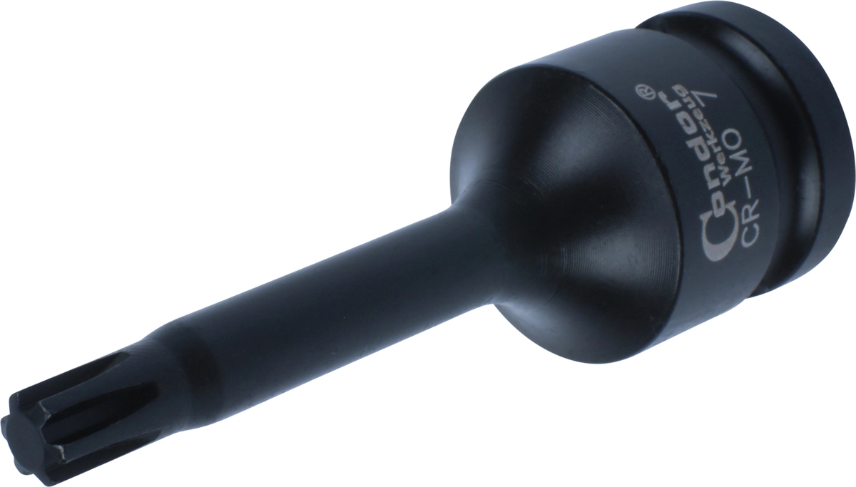 Kraft-Bit-Stecknuss, 1/2", Keilnut M7x78 mm