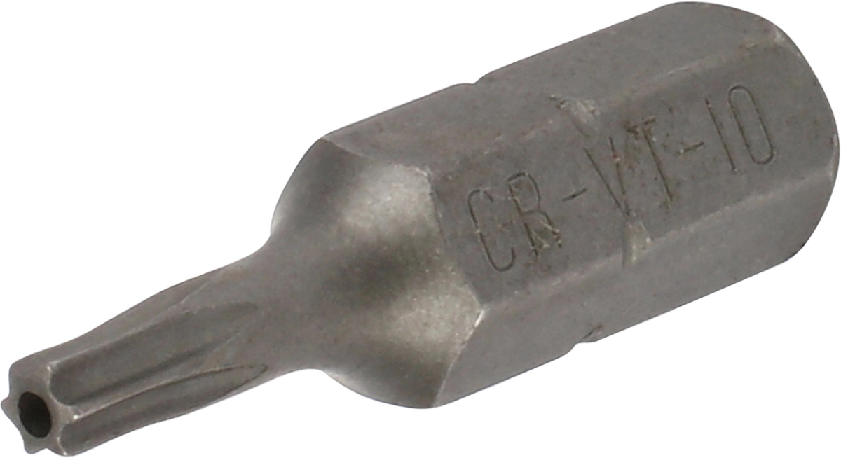Bit, 1/4" 6-kant, T-Profil SLB T10x25 mm