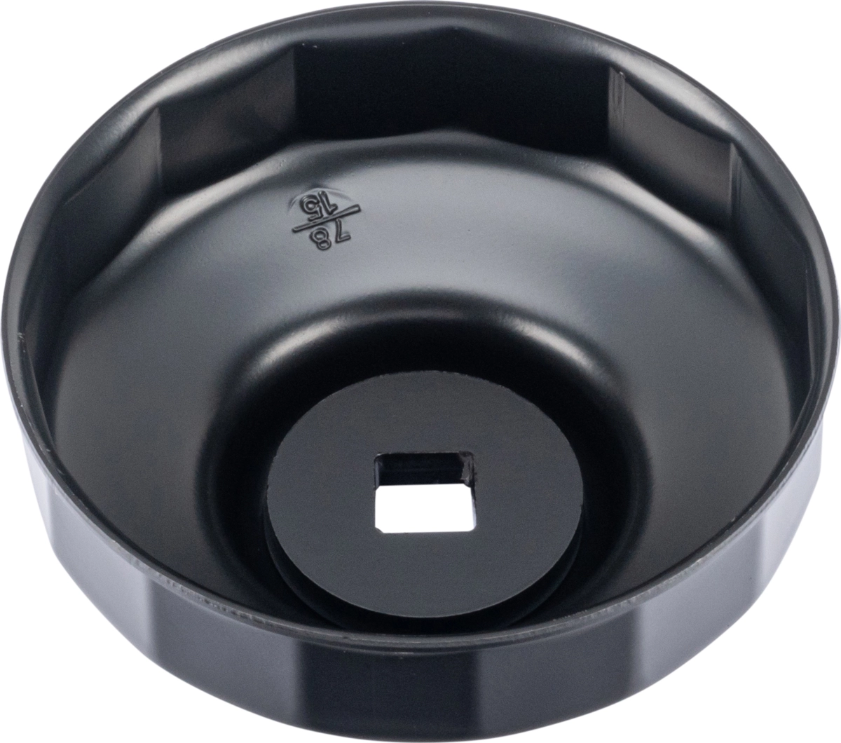 Ölfilterkappe, 3/8", 78 mm x 15 Kanten