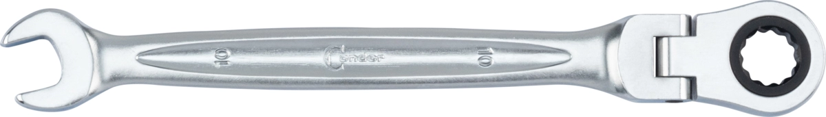 Ratschen-Ring / Gabelschlüssel, xcess performance, mit Gelenk, 10 mm