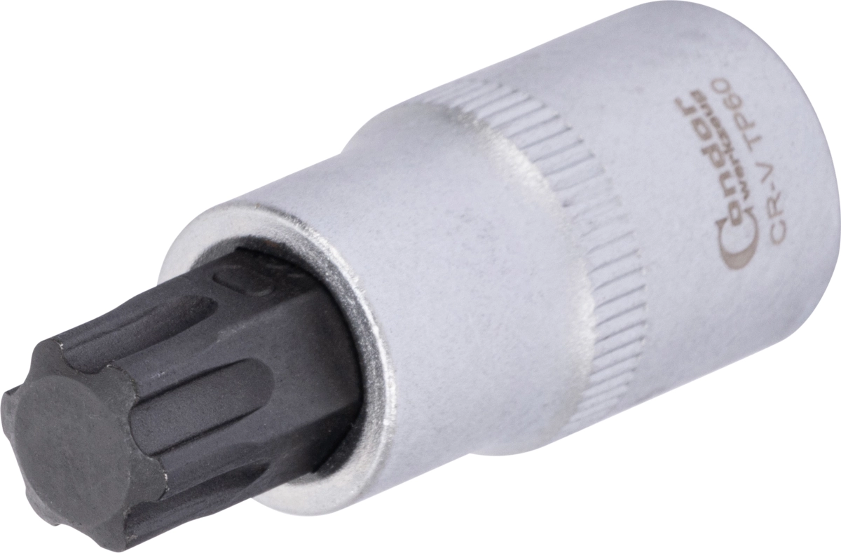 Bit-Stecknuss, 1/2", T-Plus-Profil TP60x55 mm