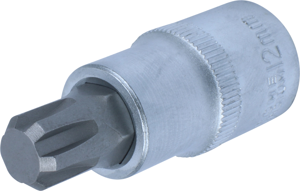 Bit-Stecknuss, 1/2", Keilnut M12x55 mm