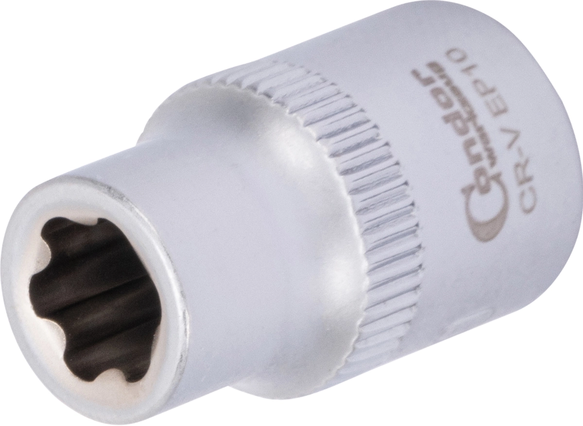 Stecknuss, 3/8", E-Plus-Profil EP10