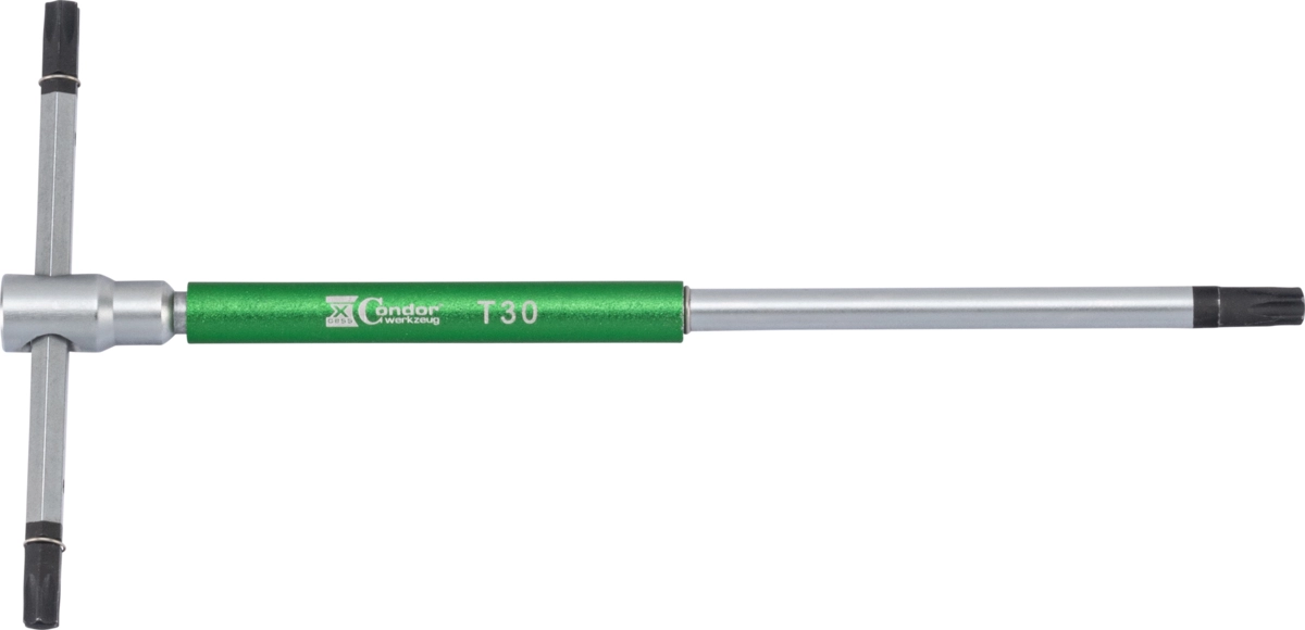 3-Wege T-Griff Schraubendreher, 180x90 mm, T-Profil T30