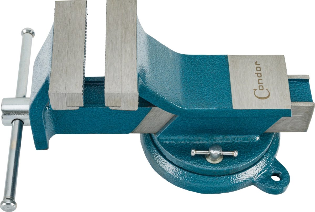 Ganz-Stahl-Schraubstock, Backenbreite 125 mm