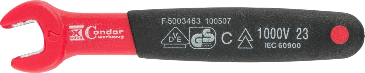 Einmaulschlüssel, VDE, 7 mm