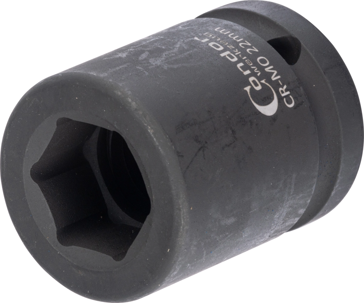 Kraft-Stecknuss, 3/4", 6-kant 22 mm