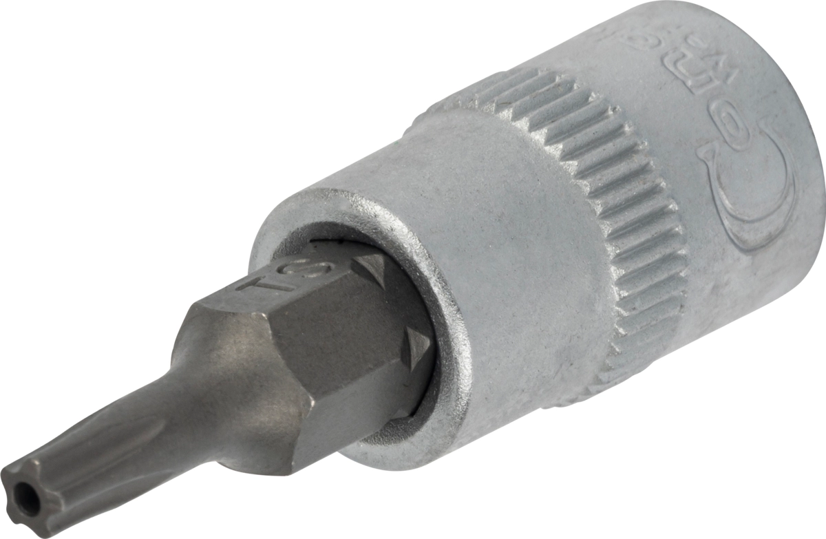 Bit-Stecknuss, 1/4", Fünfstern SLB TS15x37 mm
