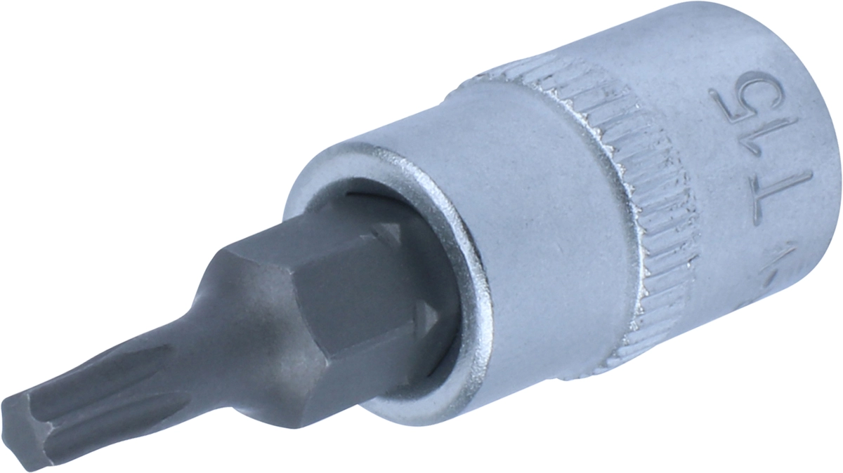 Bit-Stecknuss, 1/4", T-Profil T15x37 mm