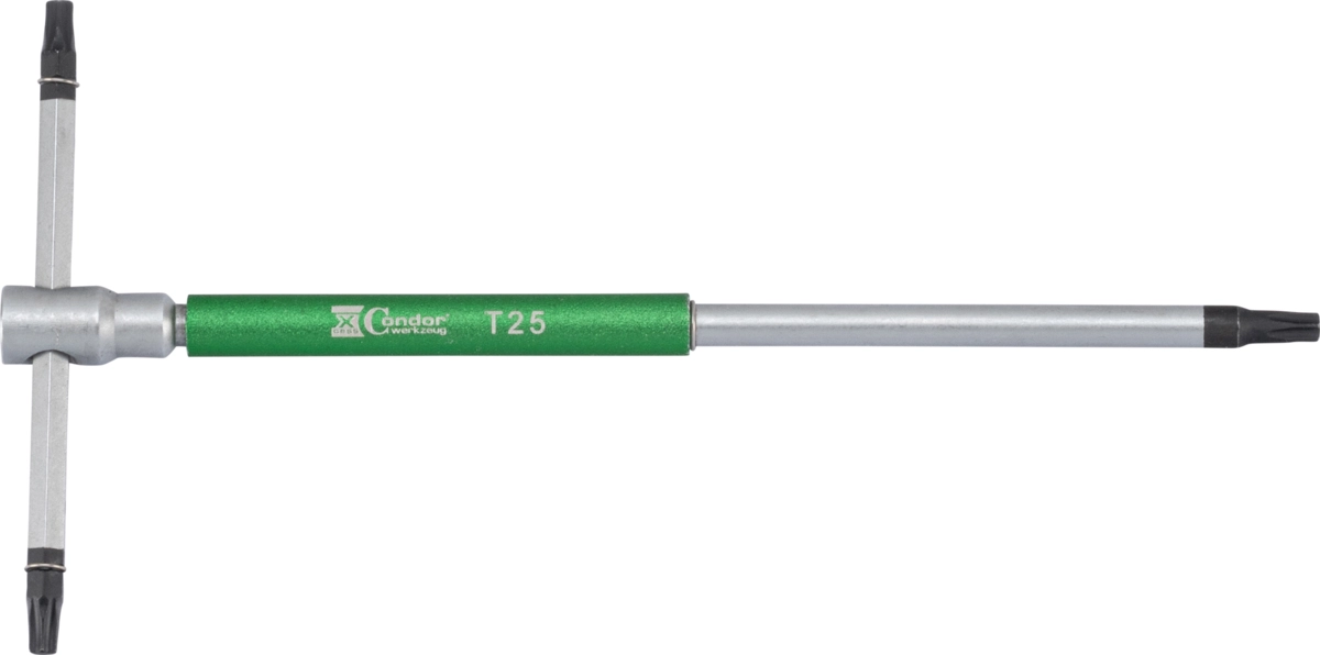 3-Wege T-Griff Schraubendreher, 180x90 mm, T-Profil T25