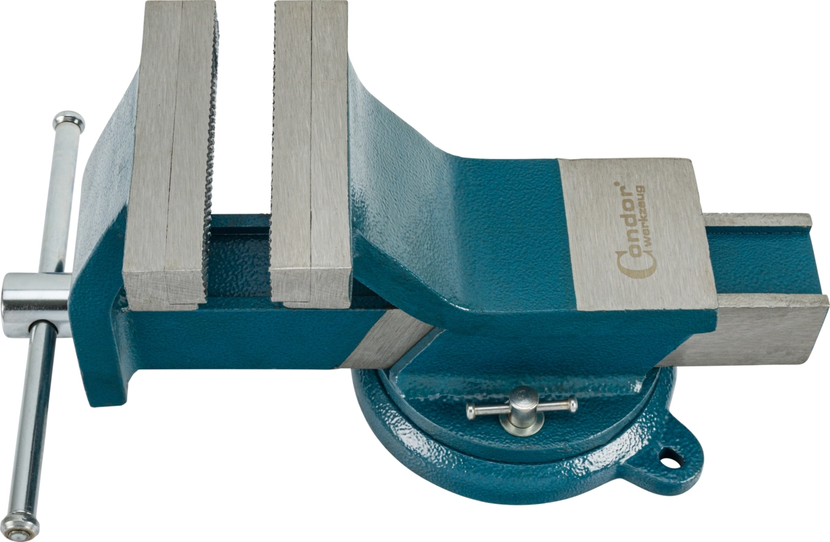 Ganz-Stahl-Schraubstock, Backenbreite 150 mm