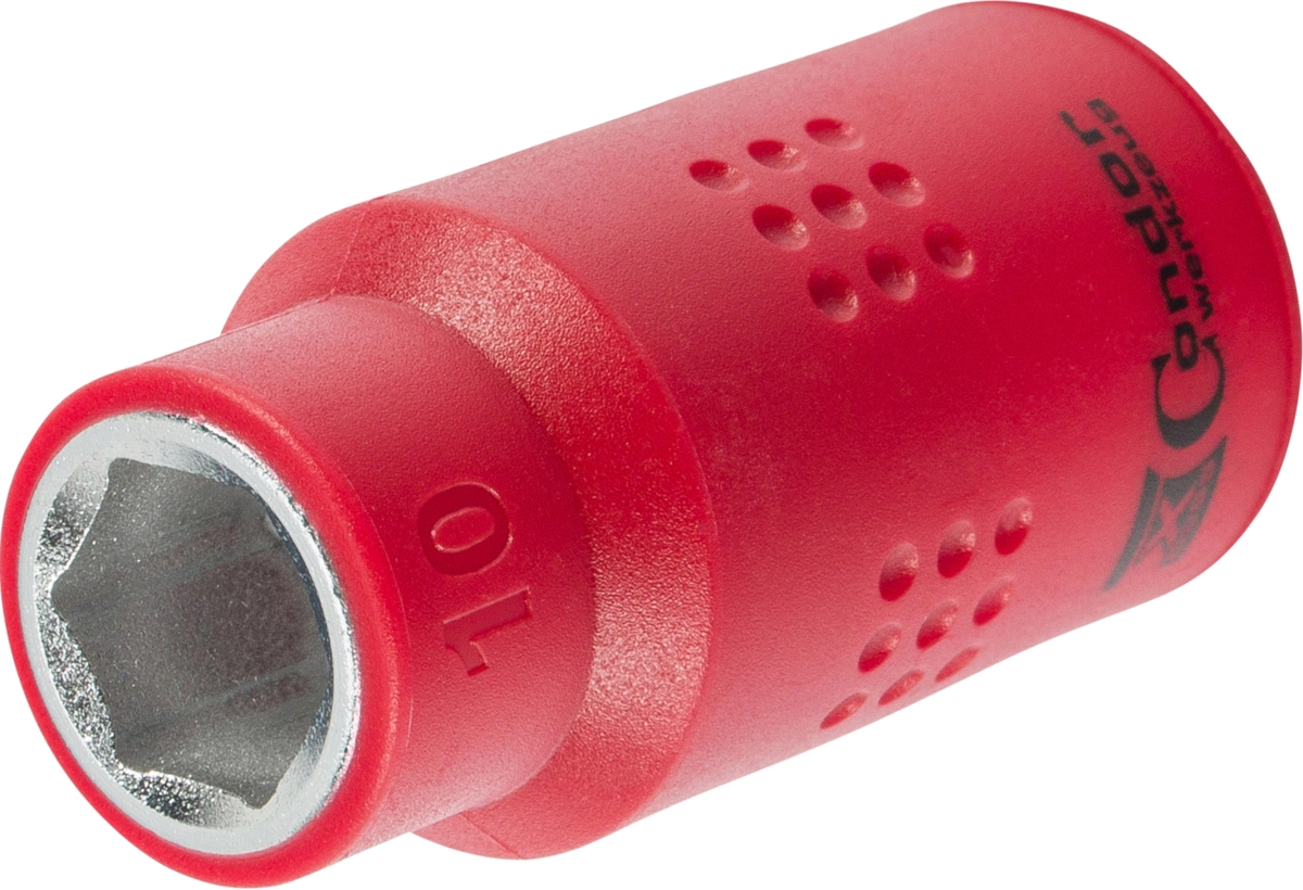 Stecknuss, VDE, 3/8", 6-kant 10 mm