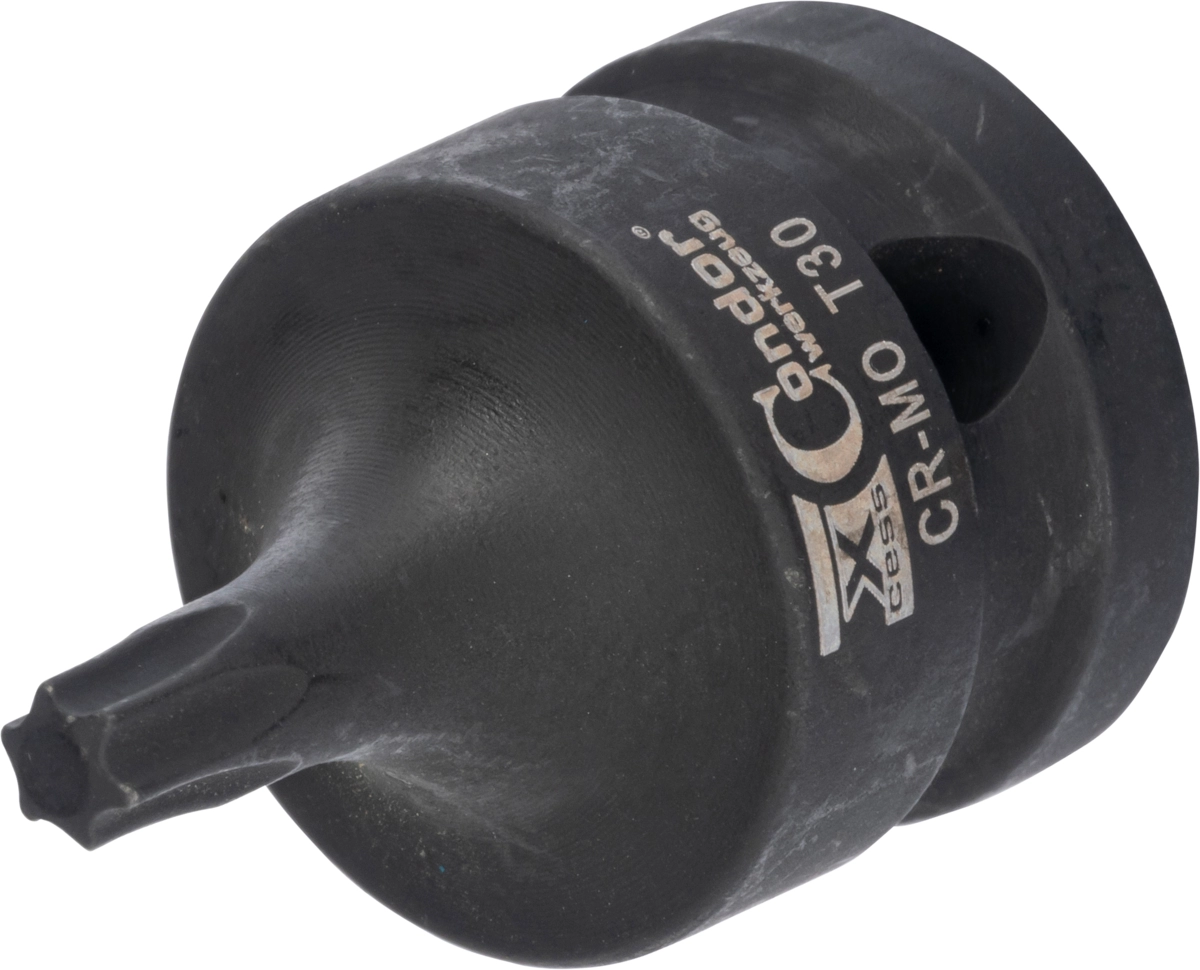 Kraft-Bit-Stecknuss, 1/2", T-Profil T30x40 mm