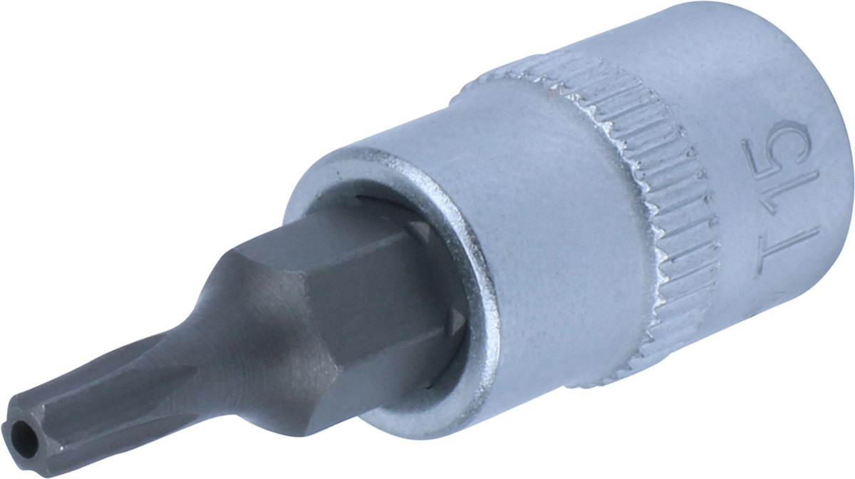 Bit-Stecknuss, 1/4", T-Profil SLB T15x37 mm