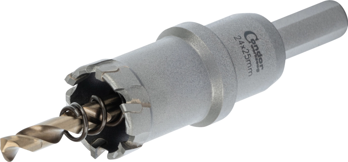 Hartmetall Lochsäge, Flachschnitt, ø 24 mm