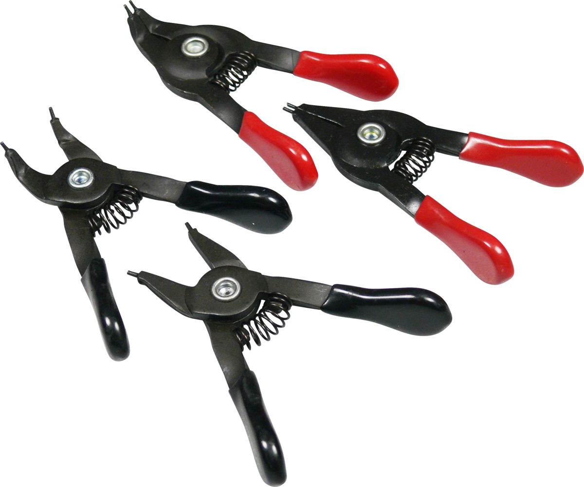 Mini-Sprengringzangen-Satz, 4-tlg., Spitzen-ø 1 mm