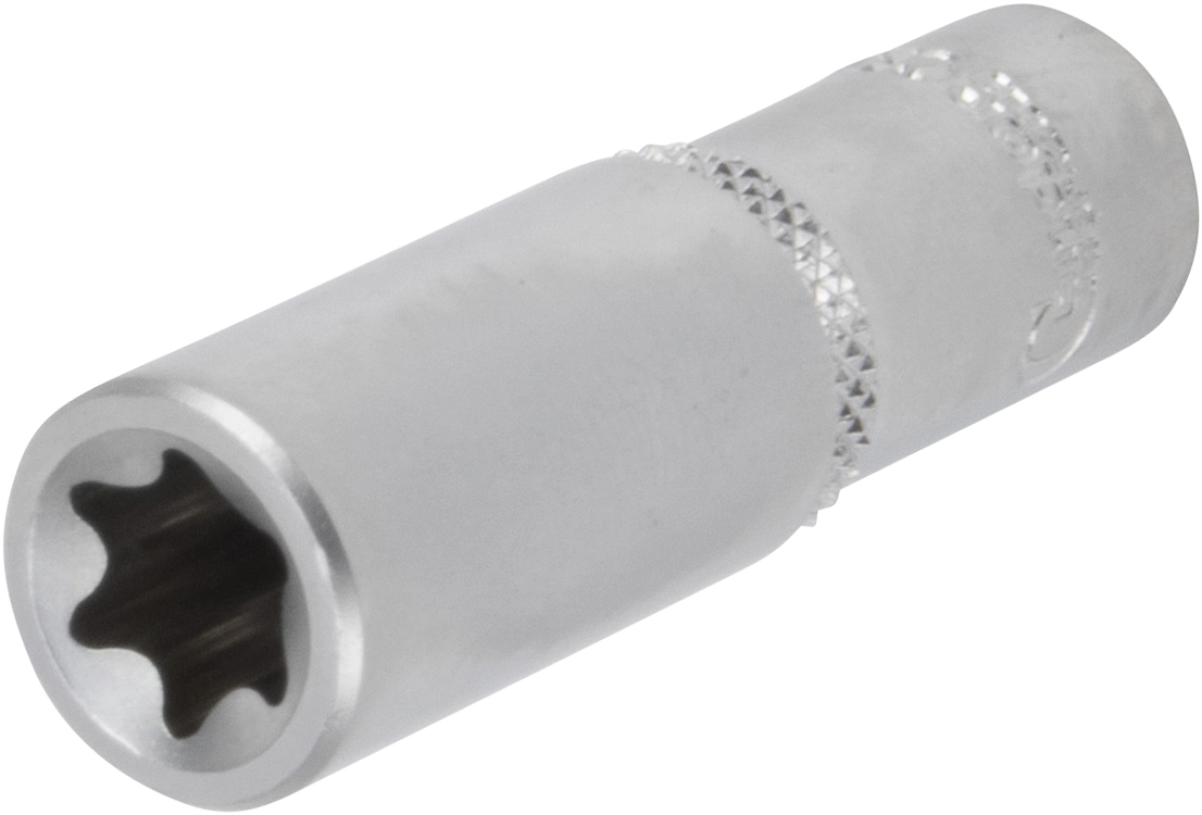 Stecknuss, 1/4", E-Profil E11, tief