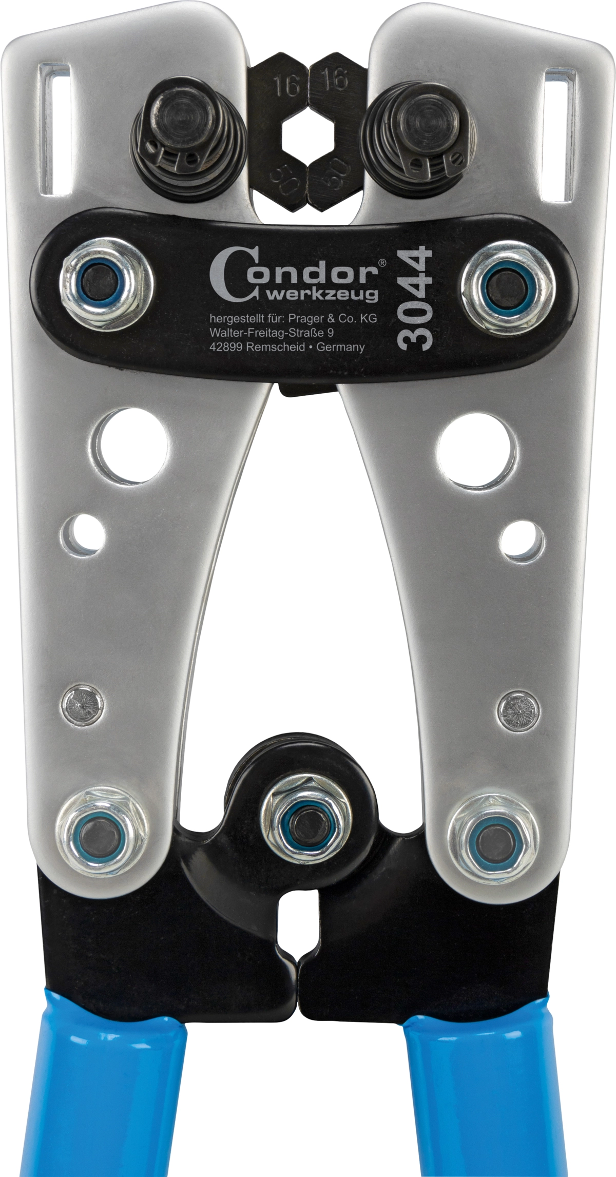 Crimpzange mit 6-kant Crimp-Profil