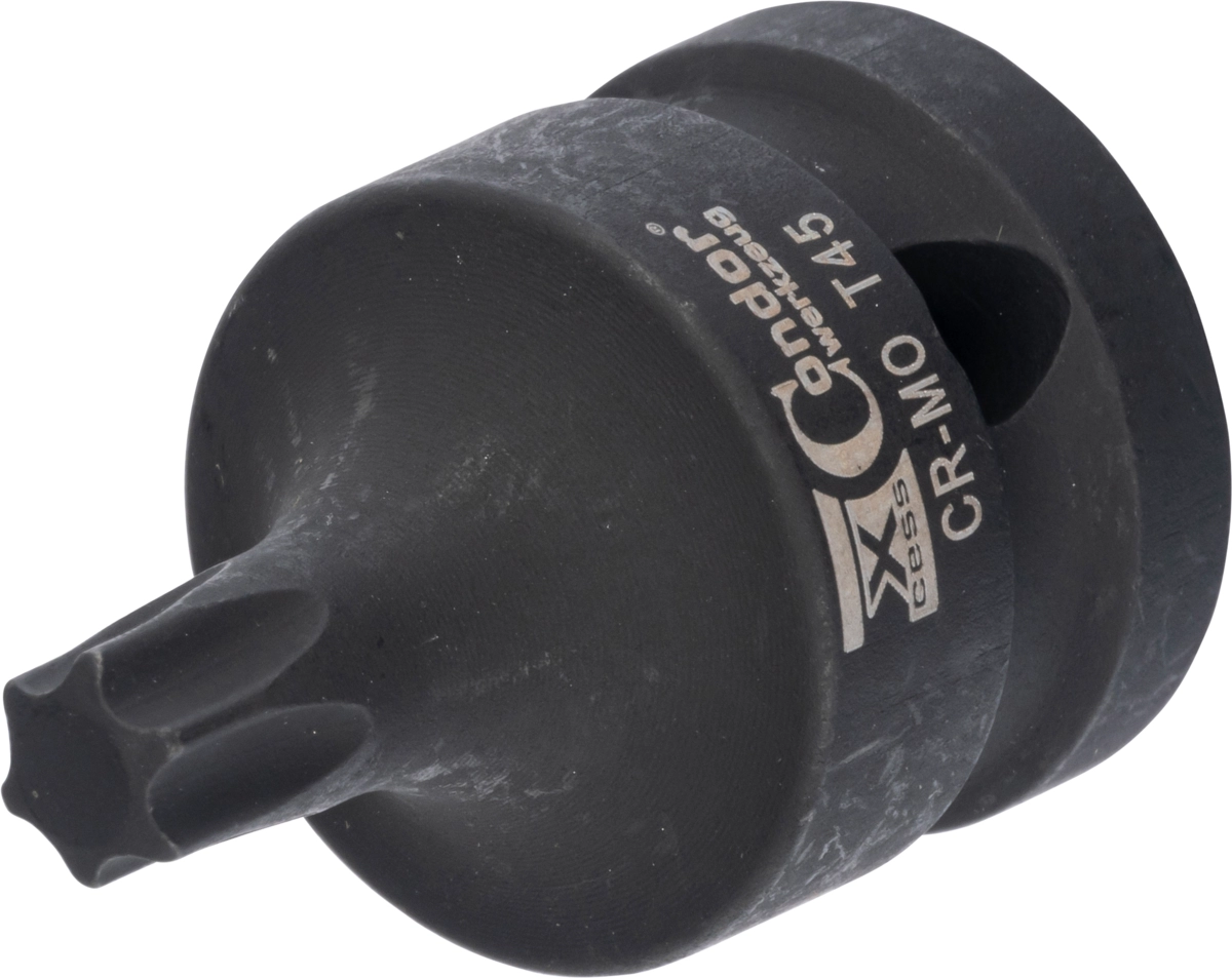 Kraft-Bit-Stecknuss, 1/2", T-Profil T45x40 mm