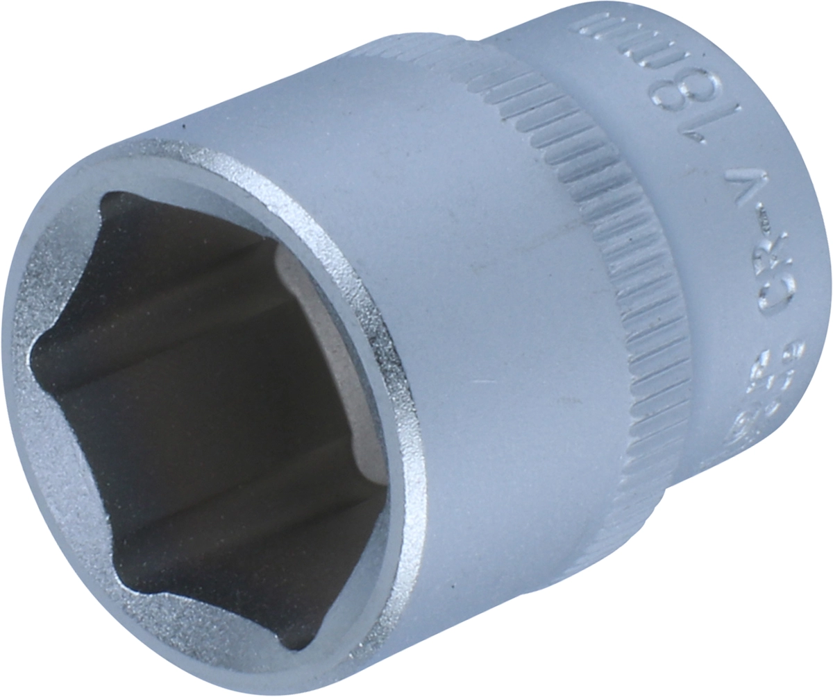 Stecknuss, 3/8", 6-kant 18 mm