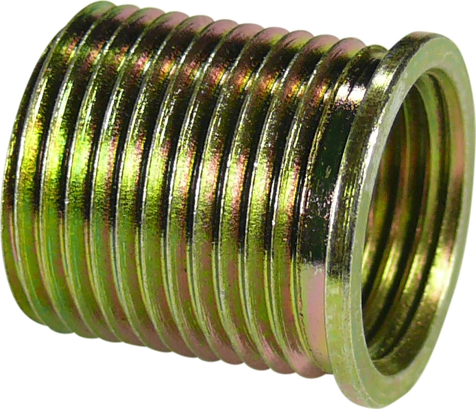 Gewindebuchsen, gelb, M14x1.25, 17.5 mm lang, 10 Stk.
