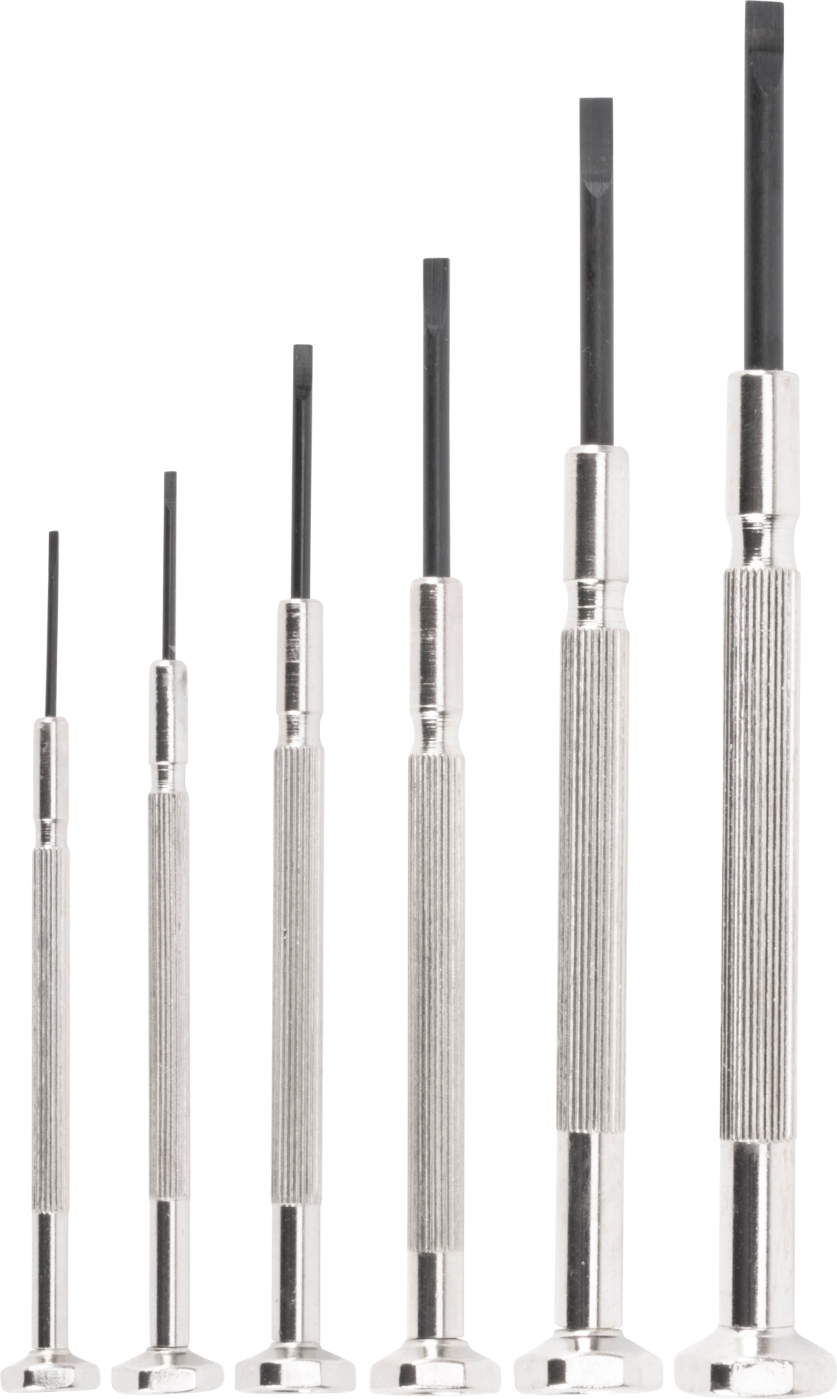 Feinmechaniker-Schraubendreher-Satz, 6-tlg., Schlitz 0.9-3.5 mm