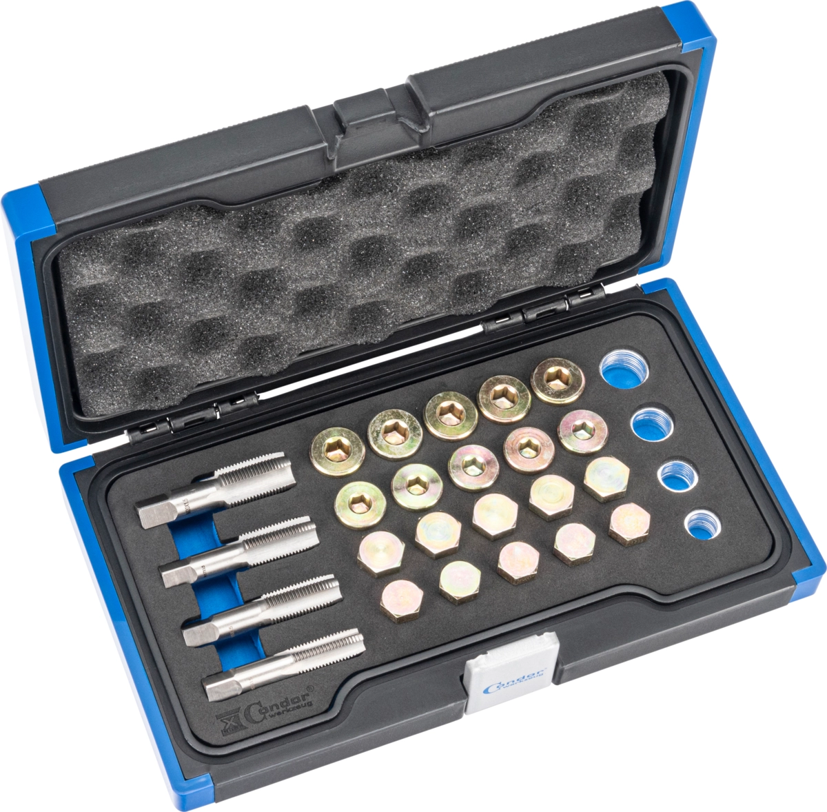 Reparatur-Satz für Ölablassgewinde M10/12/14/16 x1.5, 64-tlg.
