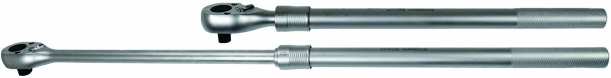 Hebelumschaltknarre mit Teleskopauszug, 3/4", 610-1010 mm