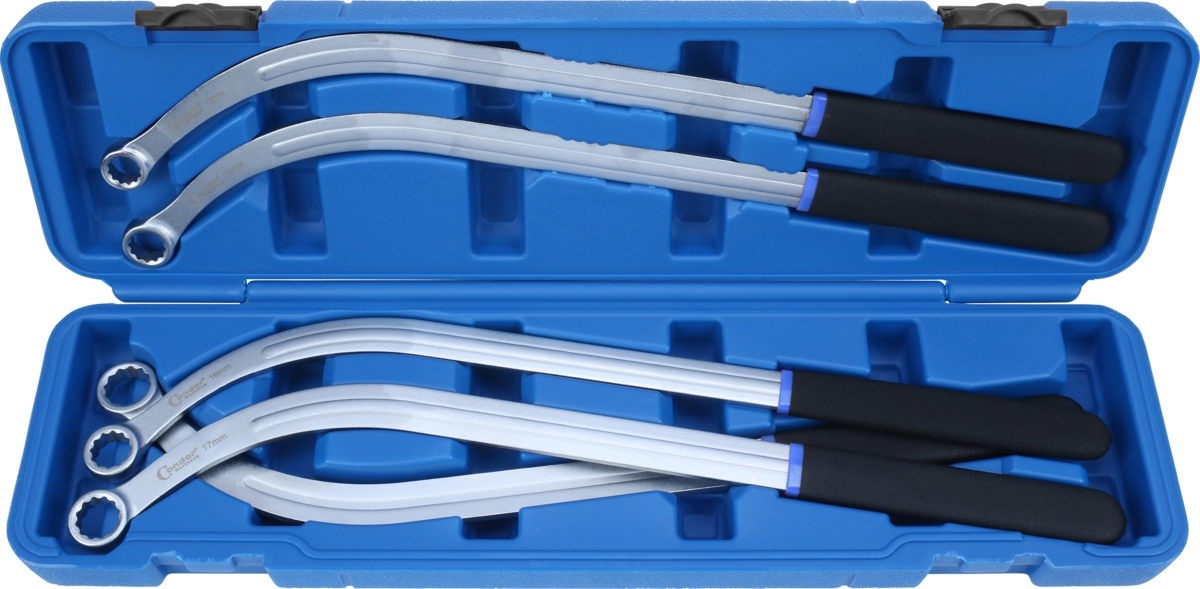Keilrippenriemen-Spannschlüssel-Satz, 5-tlg., 460 mm, 13-19 mm