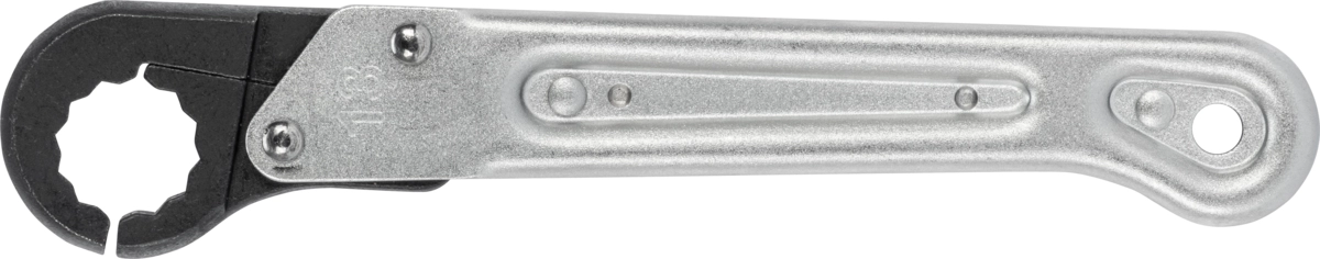 Leitungs-Knarren-Ringschlüssel, 13 mm