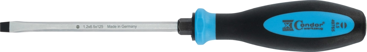 Schraubendreher, Profi, Schlagkappe, Schlitz 6.5x125 mm