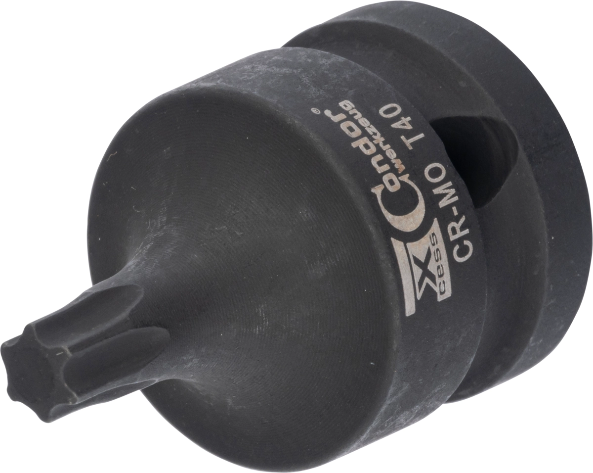 Kraft-Bit-Stecknuss, 1/2", T-Profil T40x40 mm