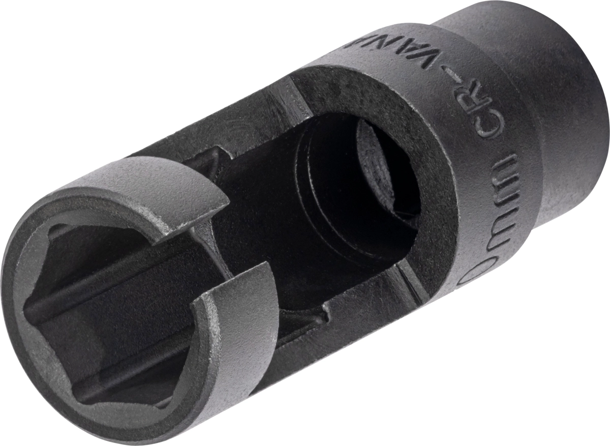 Spezial-Steckschlüssel, 1/2", 80 mm, 20 mm 6-kant, geschlitzt
