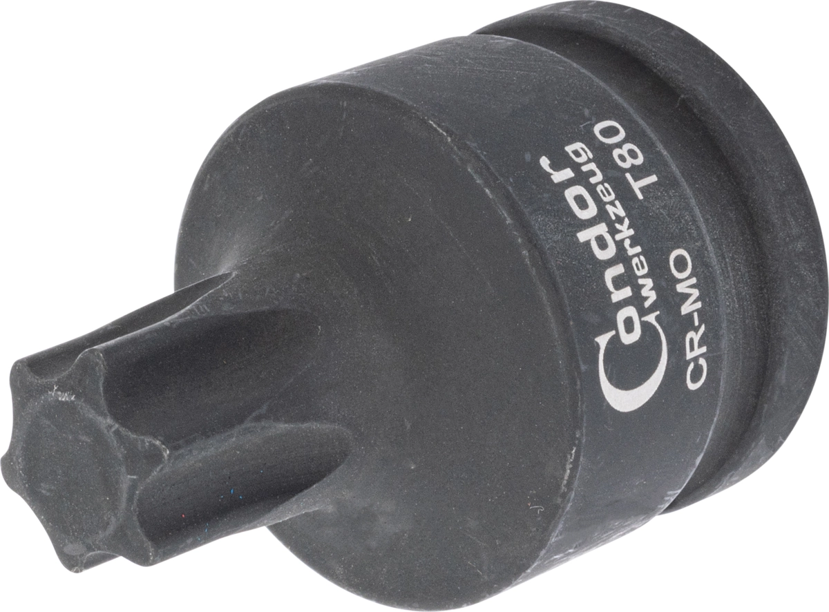 Kraft-Bit-Stecknuss, 3/4", T-Profil T80x60 mm