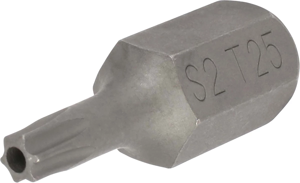Bit, 10 mm 6-kant, T-Profil SLB T25x30 mm