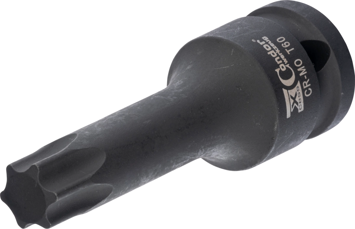 Kraft-Bit-Stecknuss, 1/2", T-Profil T60x78 mm