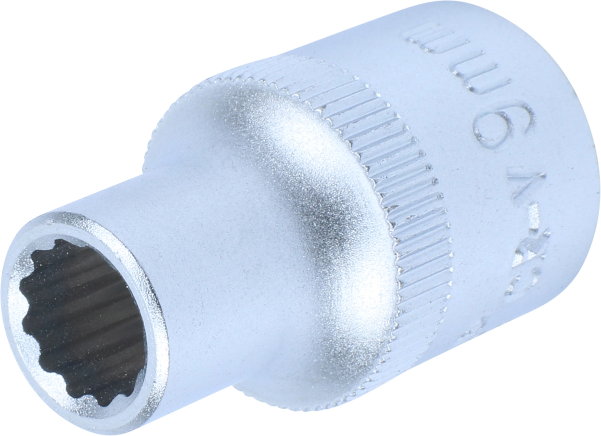 Stecknuss, 1/2", 12-kant 9 mm