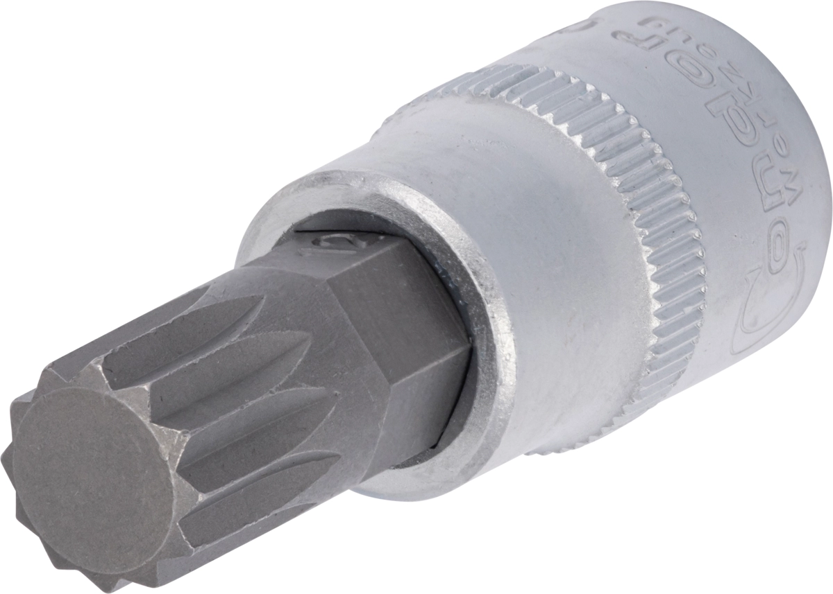 Bit-Stecknuss, 3/8", Vielzahn M12x48 mm