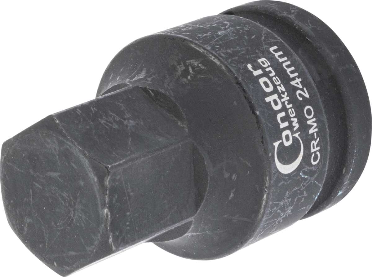 Kraft-Bit-Stecknuss, 3/4", Innensechskant 24x60 mm